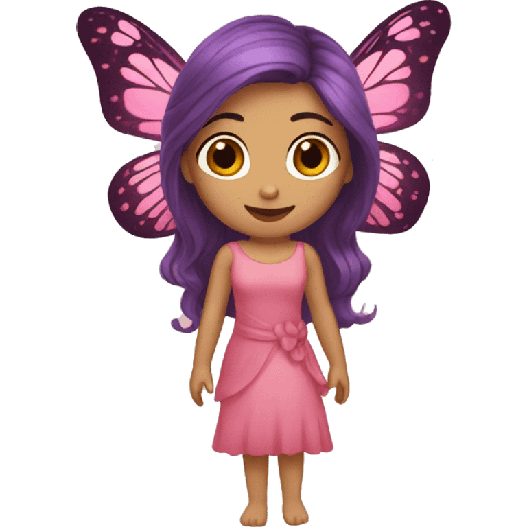 Mujer mariposa  emoji