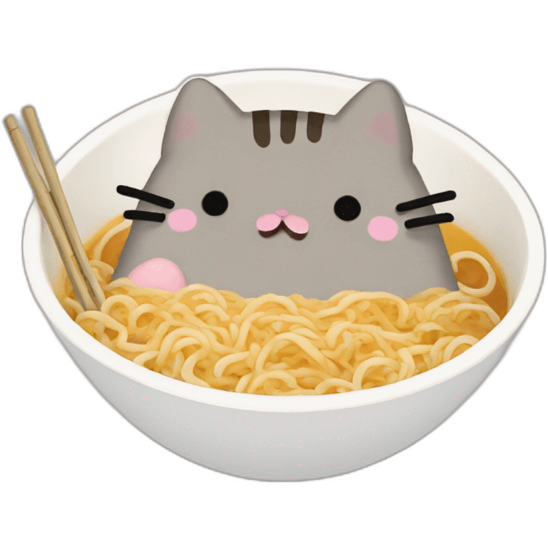 pusheen-eating-ramen emoji