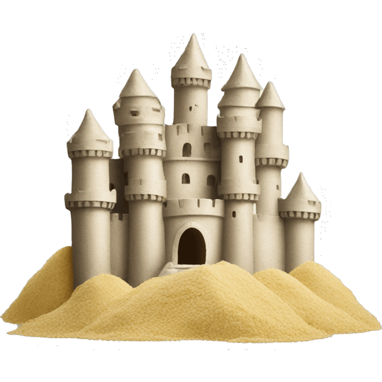 castle made of flour emoji