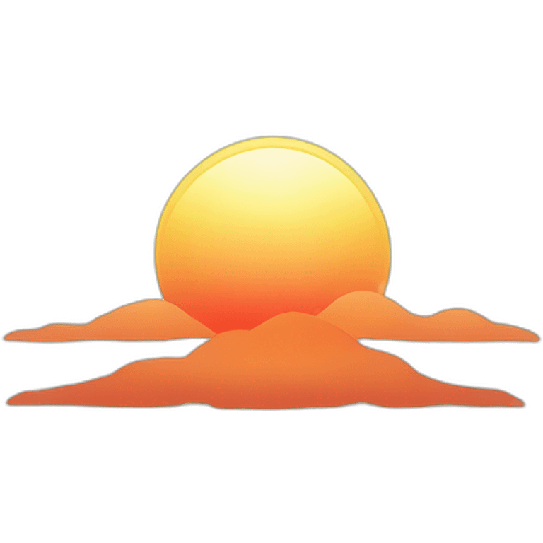 rising sun emoji