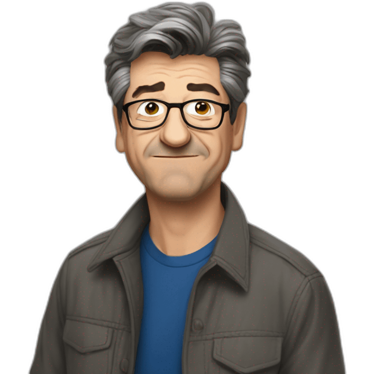 Melenchon Spiderman emoji