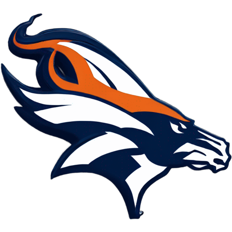 Denver Broncos logo emoji