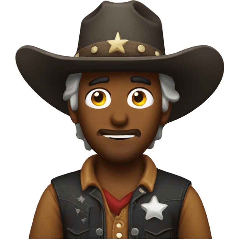 Drunk cowboy emoji