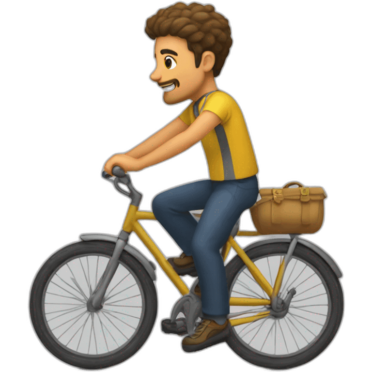 Espartano montando en bici emoji