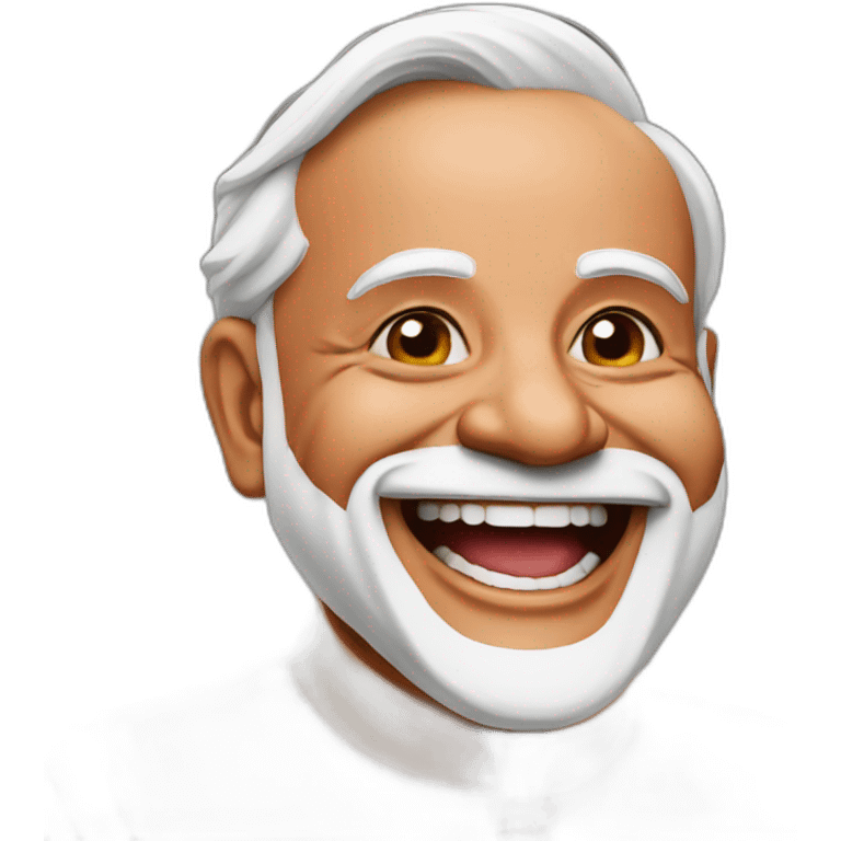 Laughing Narendra Modi emoji