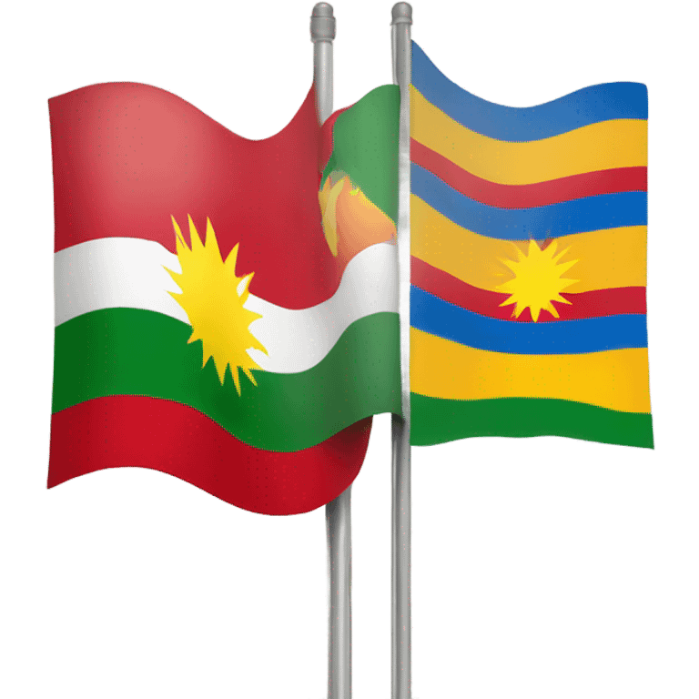 Kurdistan flag as normal flag emoji  emoji