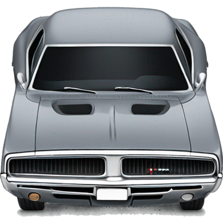 Grey dodge charger  emoji