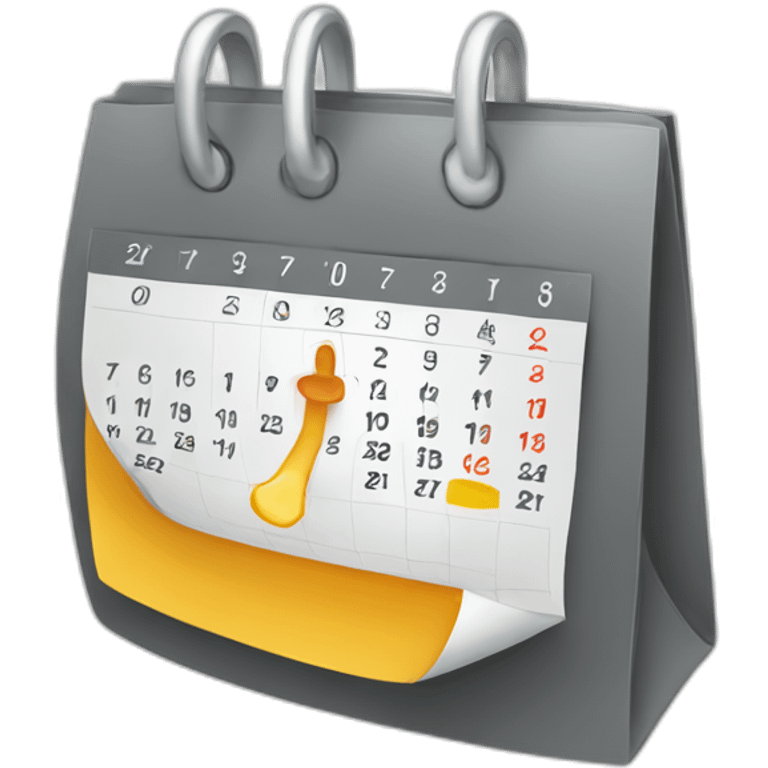 calendar-with-0-date emoji