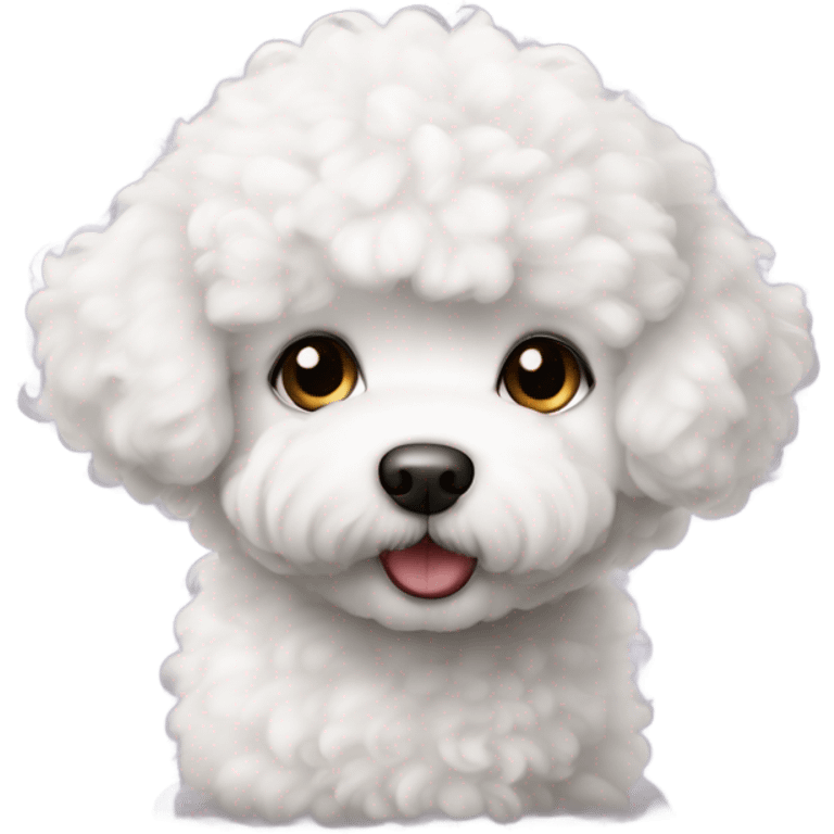 Bichon frise puppy emoji