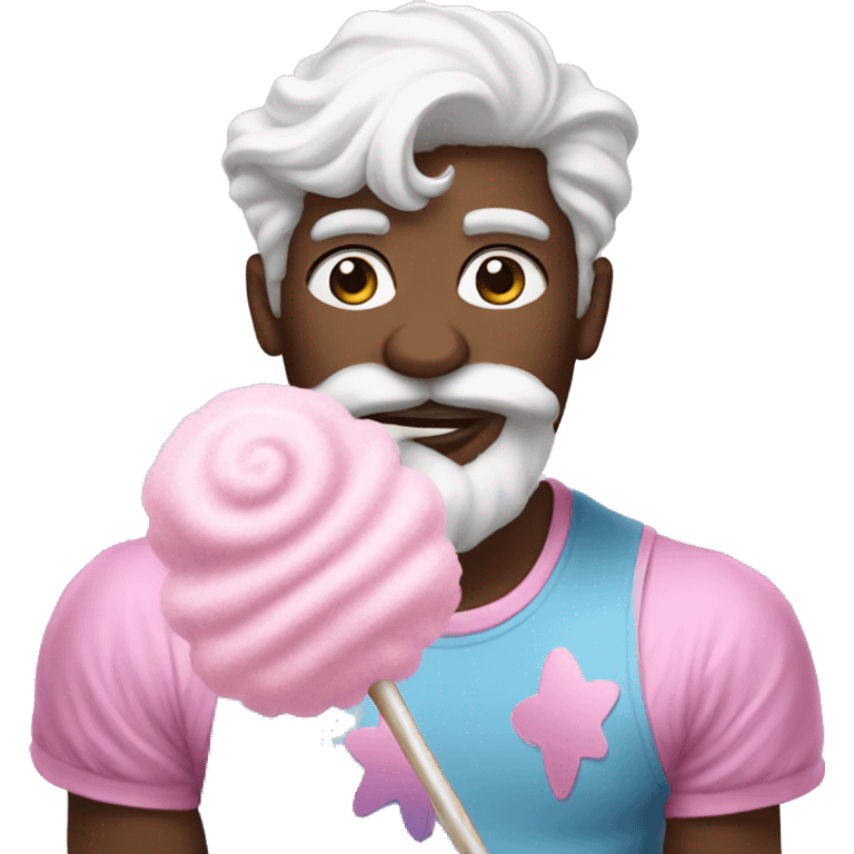 Magic cotton candy emoji