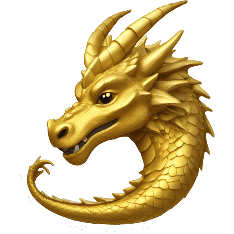 gold dragon emoji