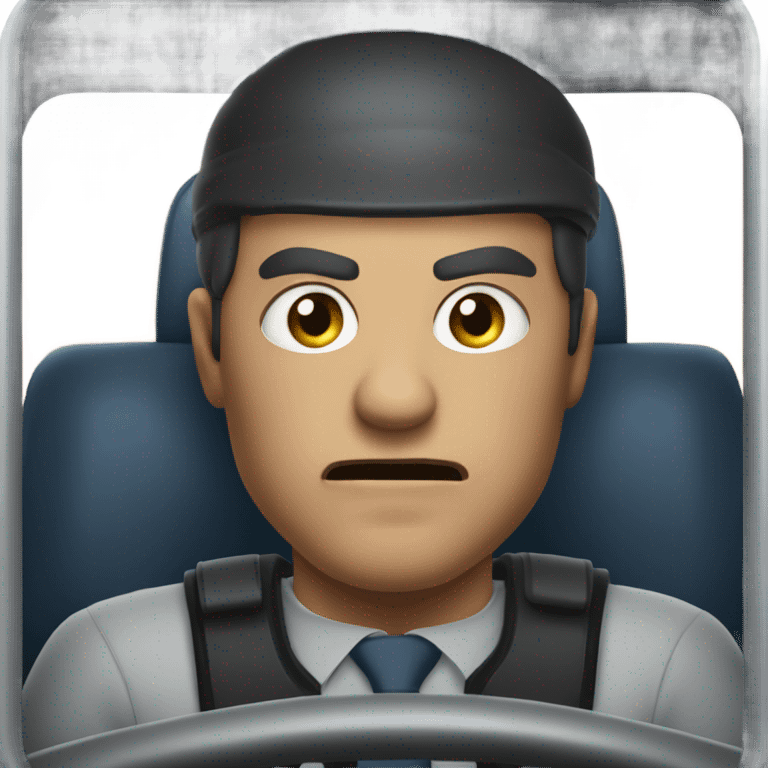 Agressiv busdriver emoji