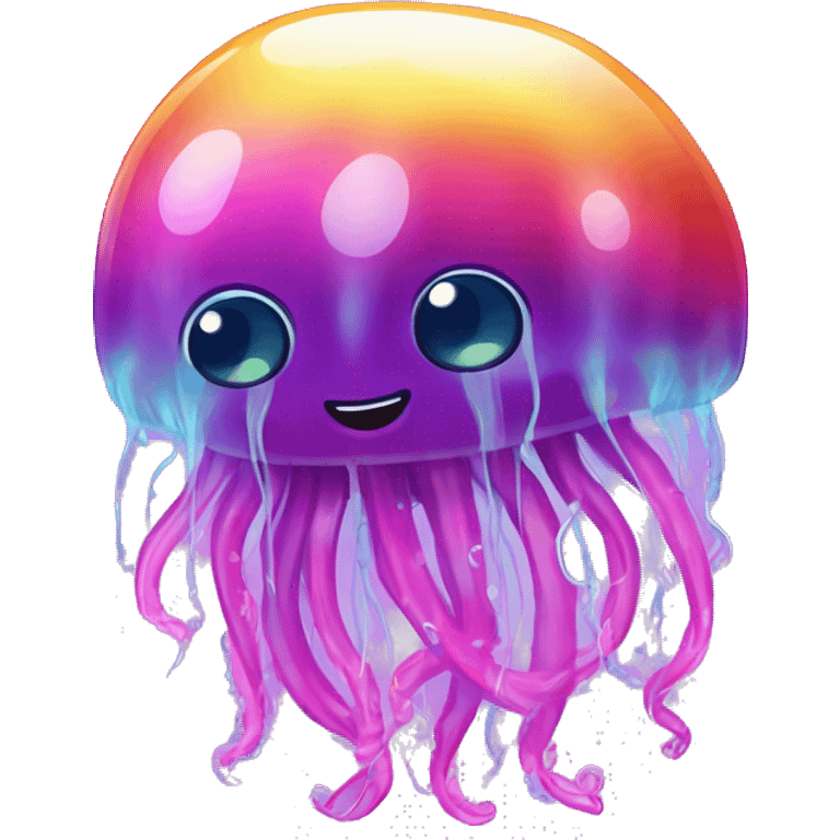 Lisa frank jellyfish emoji