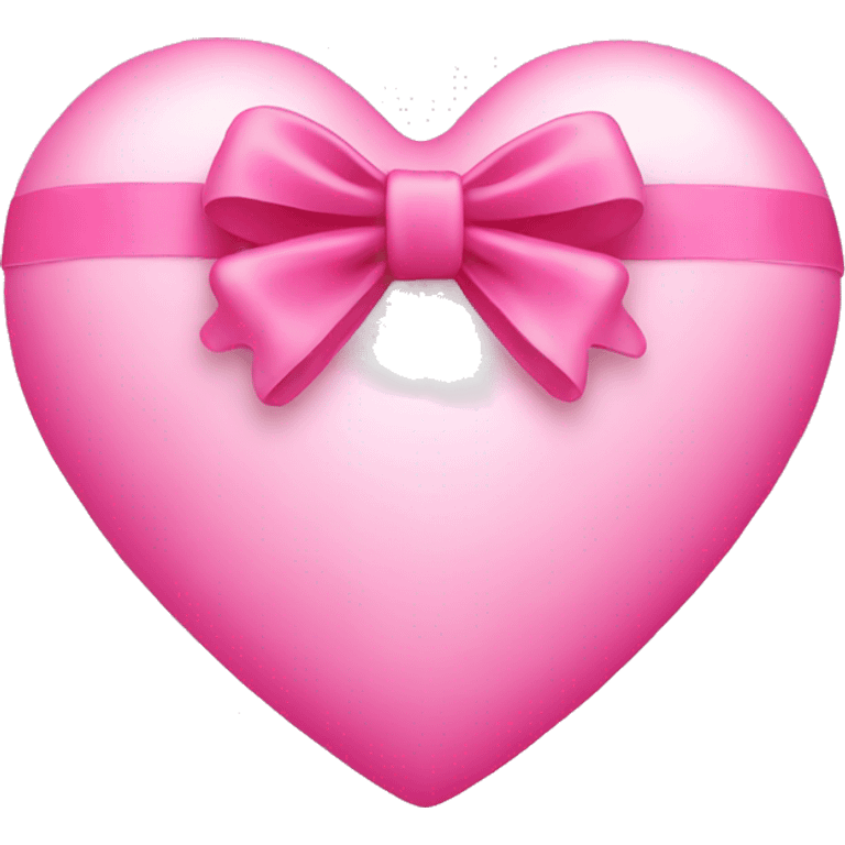 pink heart with bow emoji