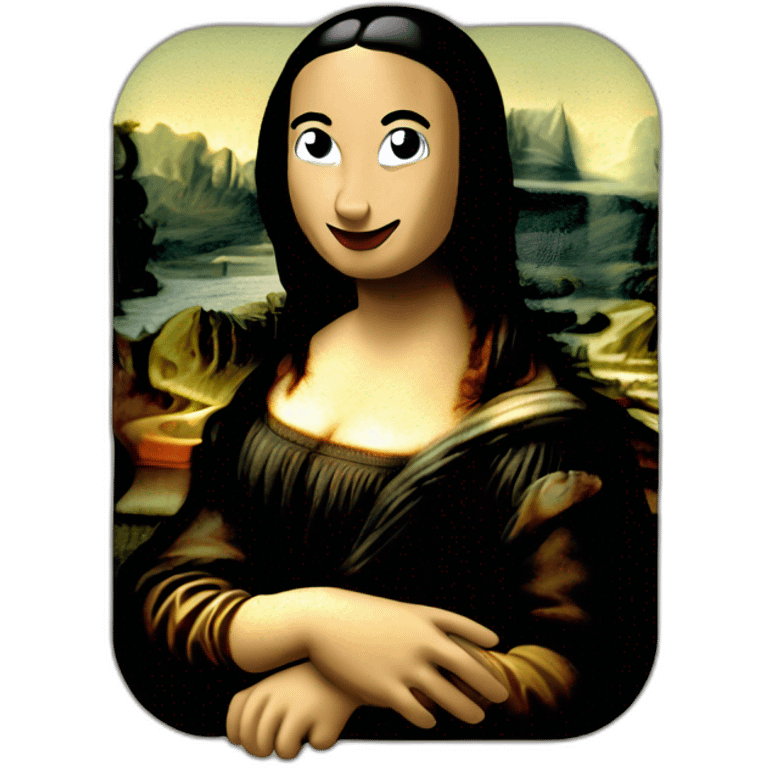 mona lisa 2005 emoji