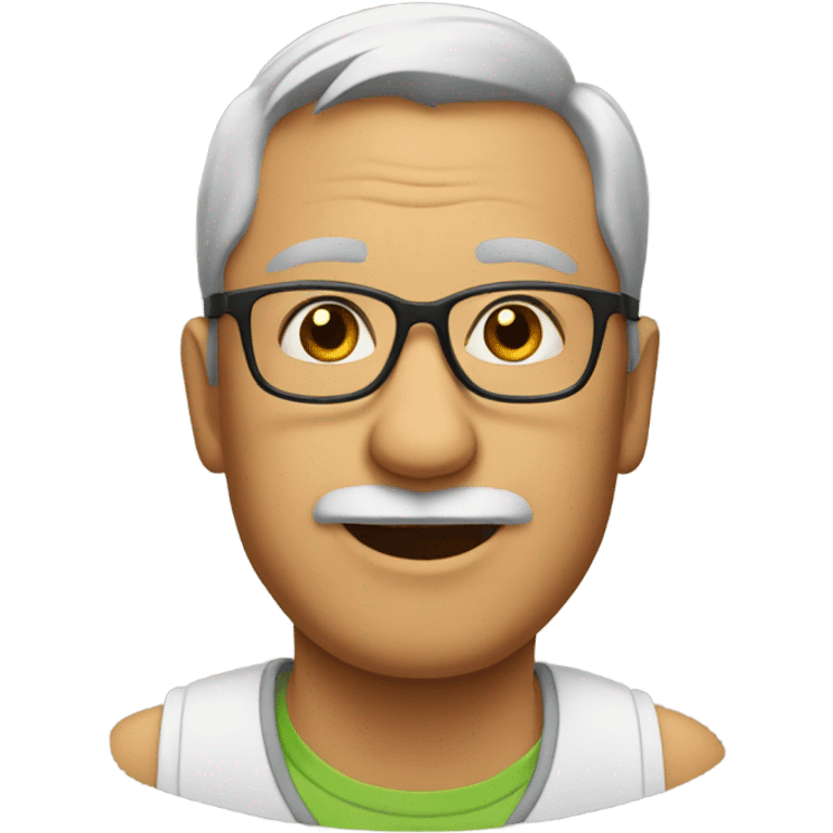 Dad with glasses  emoji