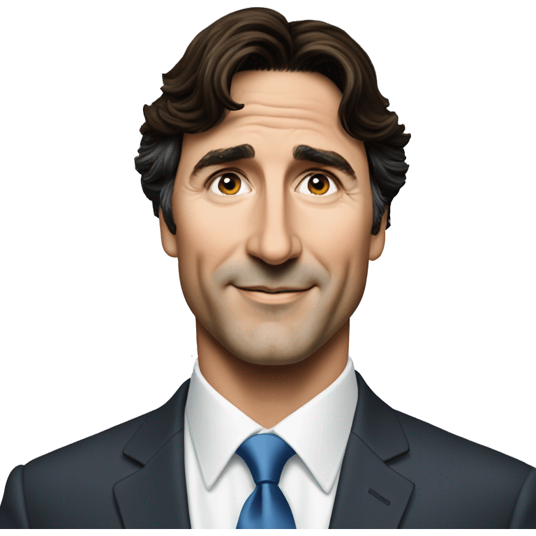 justin trudeau sourri emoji