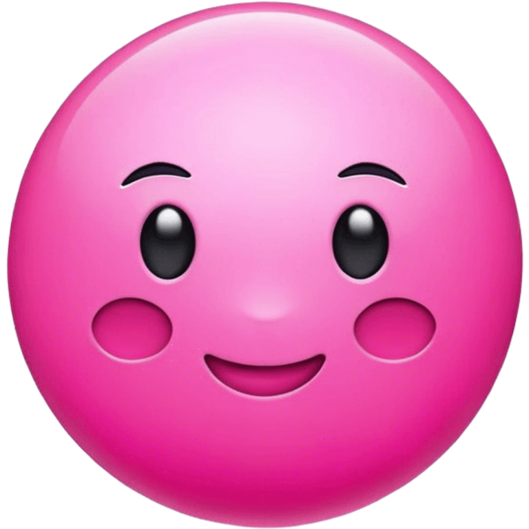 Pink emoji