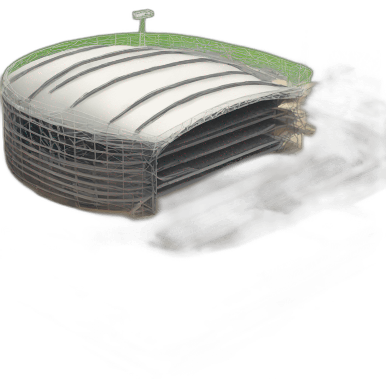 Sports ground facility under construction emoji