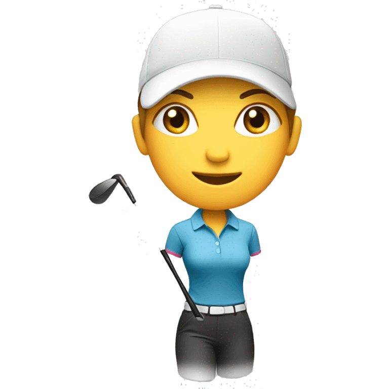 Women golf  emoji