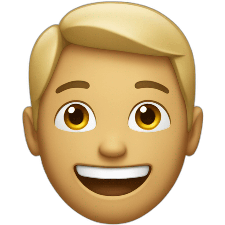 A happy person emoji