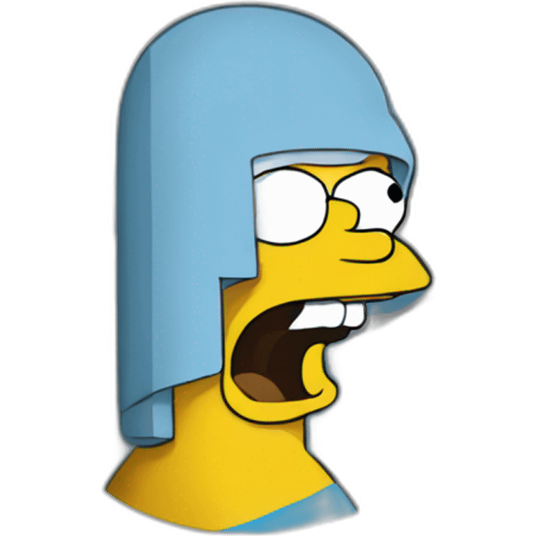 Homer simpson argentina flag emoji