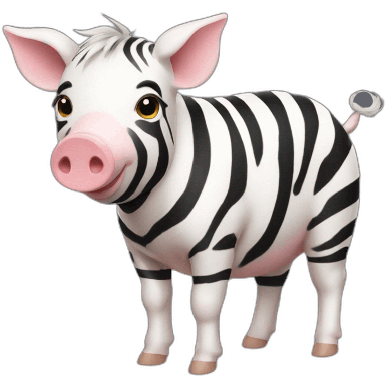 Zebra Pig Hybrid emoji