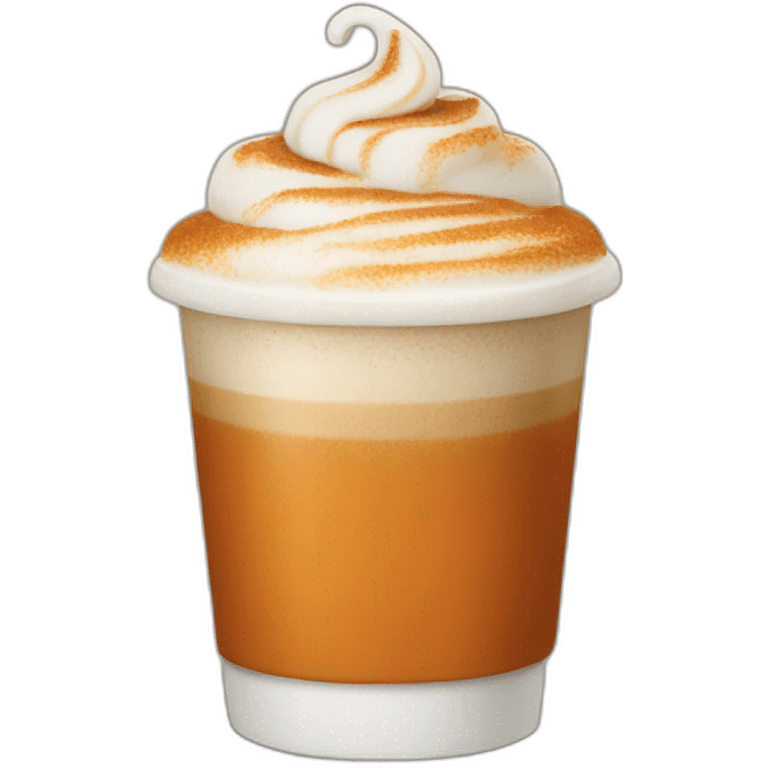 Pumpkin spice latte emoji