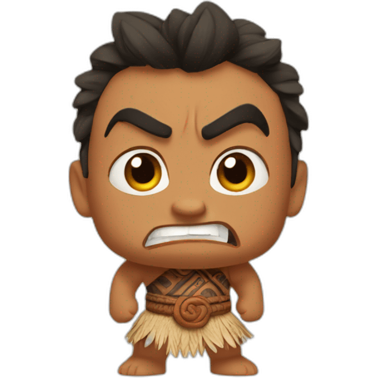 Moana angry  emoji