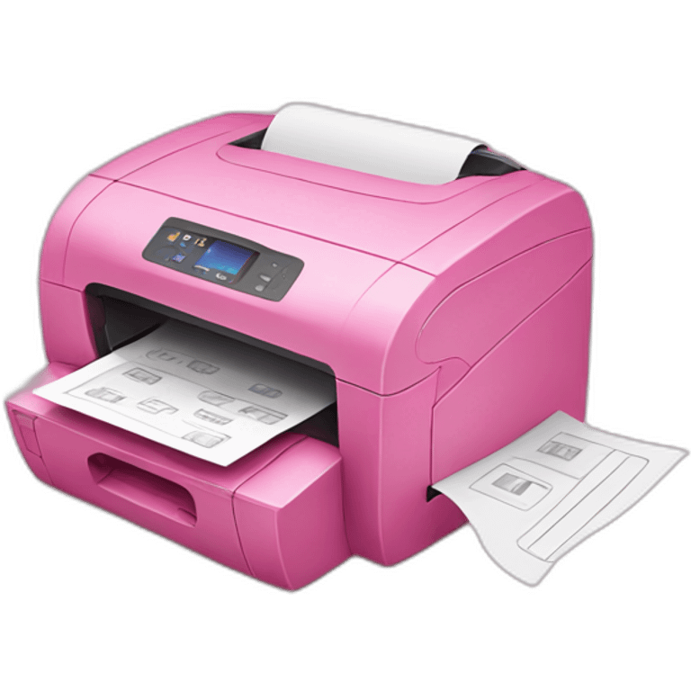 PINK PRINTER emoji