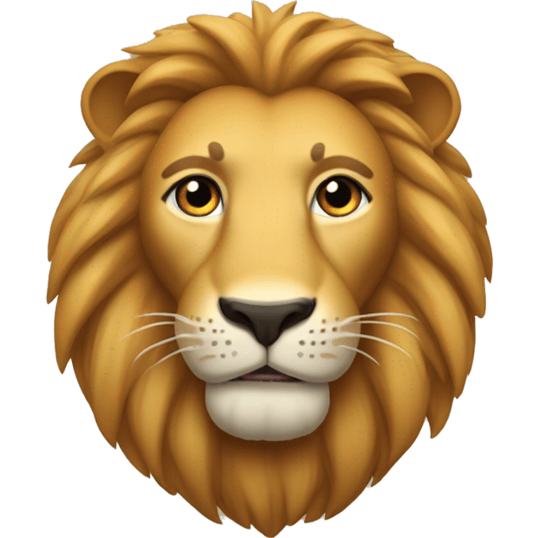 Lion style animoji of iOS  emoji