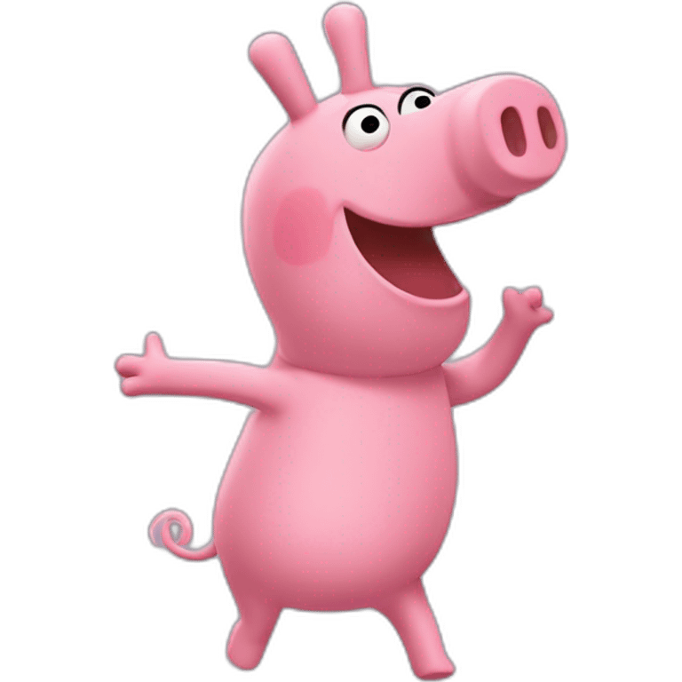 Peppapig-dab-nue emoji