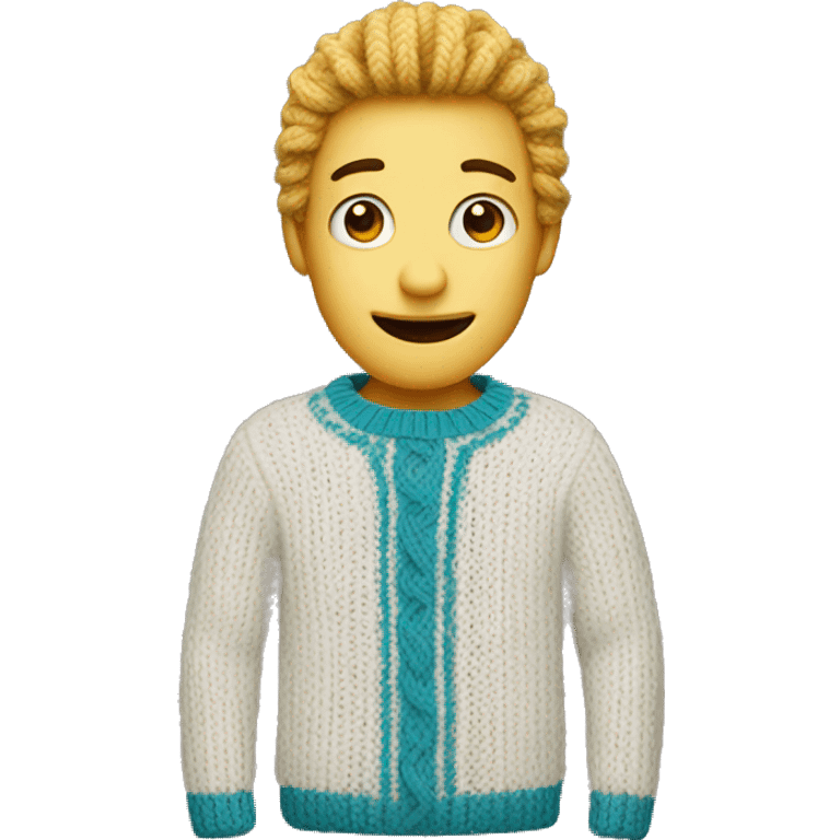 Knit sweater emoji