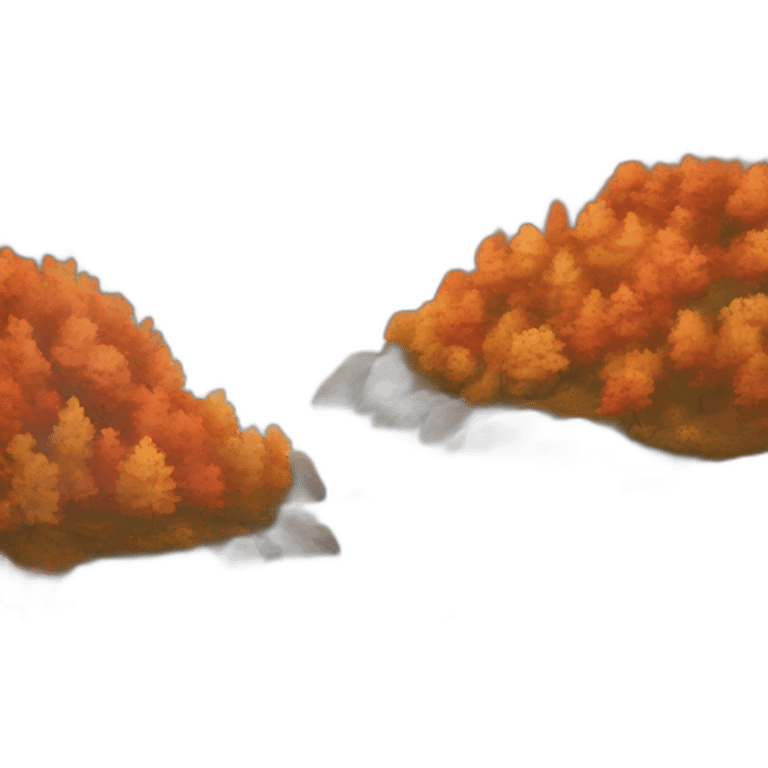 An autumny landscape, east coast emoji