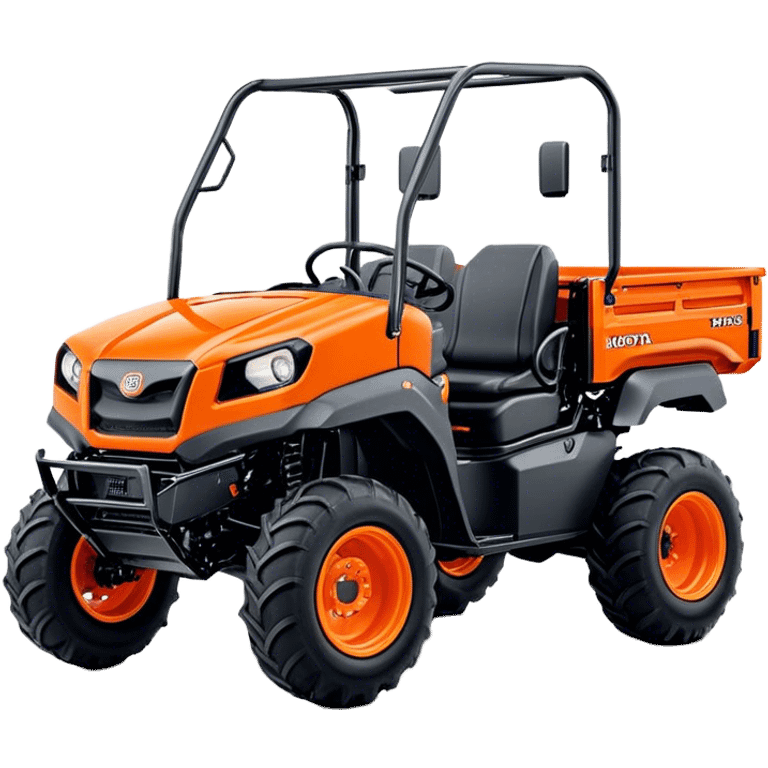 Farm Utility Vehicle (UTV) - Kubota RTV-XG850 (Model Year: 2021) (Iconic colour: Orange) emoji