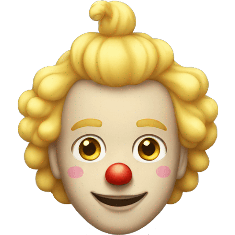 21 year old blonde male clown emoji