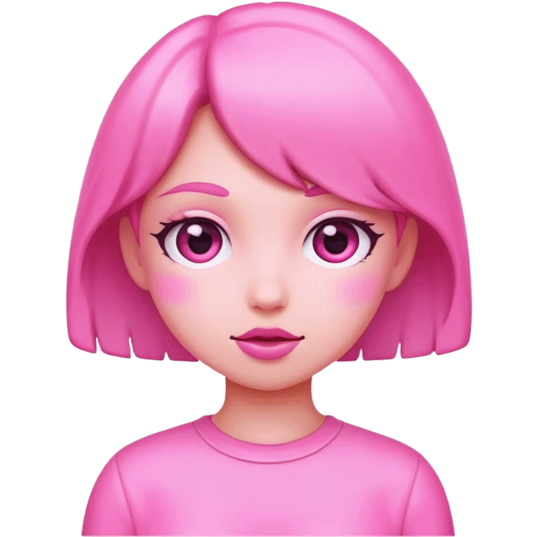 Pink girl emoji