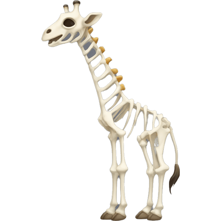 giraffe skeleton emoji