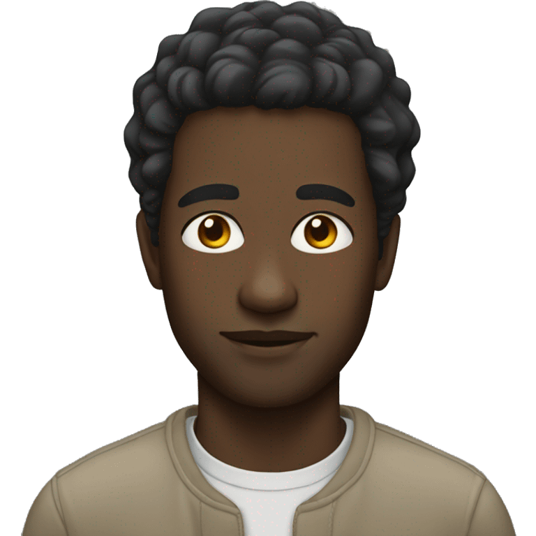 Black man emoji