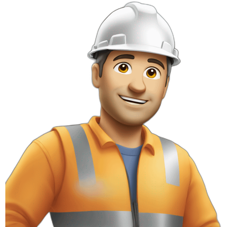 nicolas parent on construction site emoji