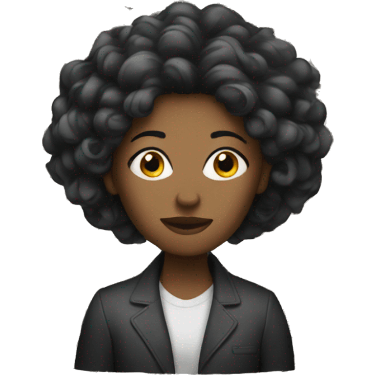 Black women with wicks emoji