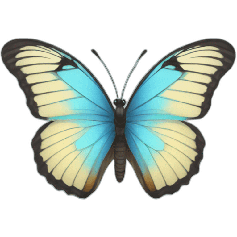  Blue colour butterfly  emoji