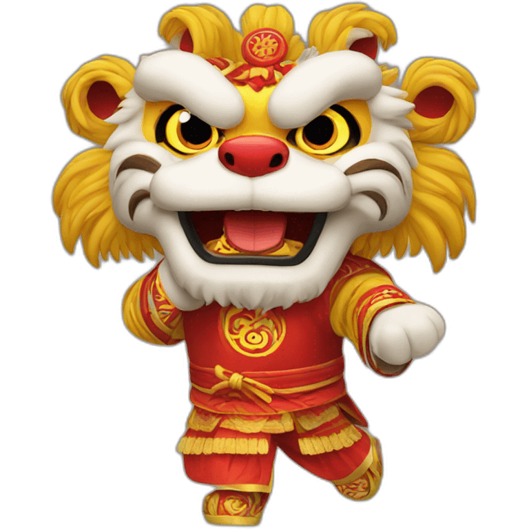 lion dance emoji