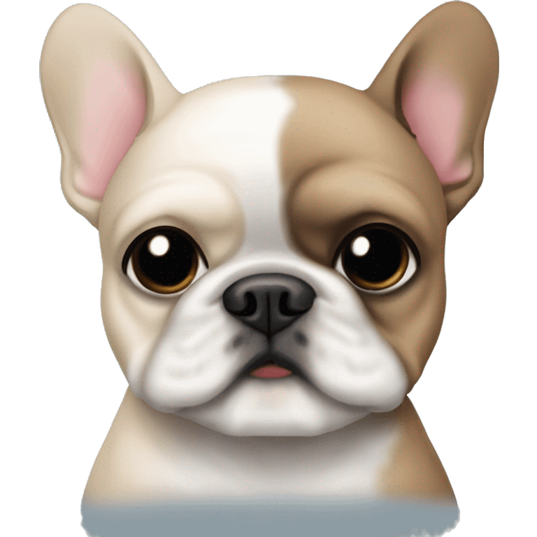 french bulldog and shih tzu hugging  emoji