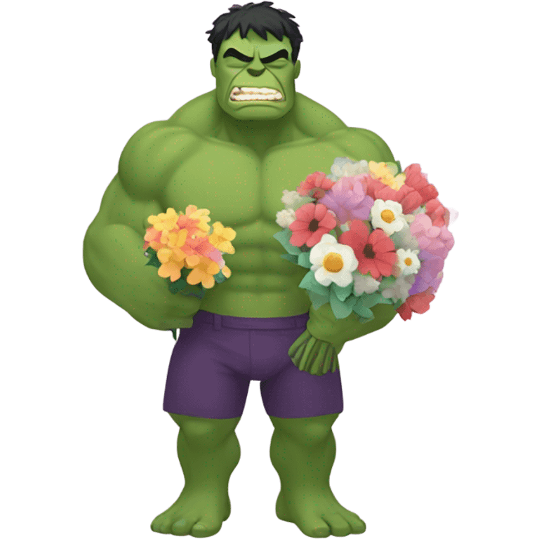 Hulk in love emoji