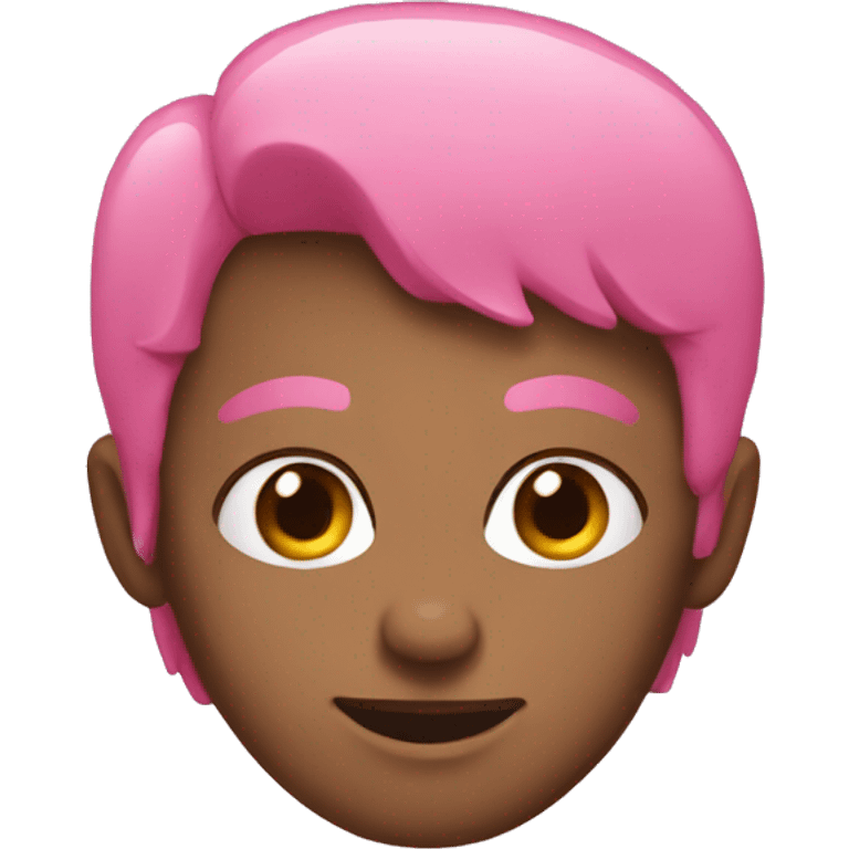 Pink love emoji