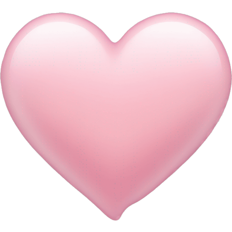 light pink heart emoji