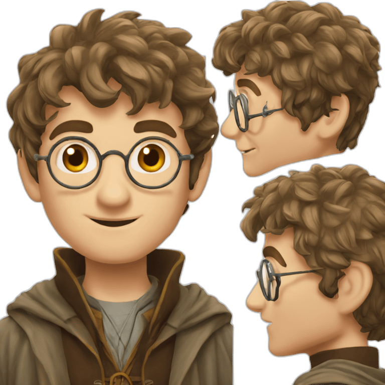 harry potter in hobbit emoji