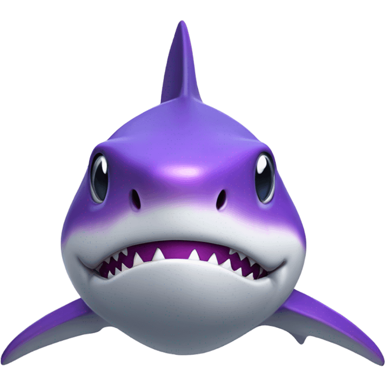 The Purple Shark emoji