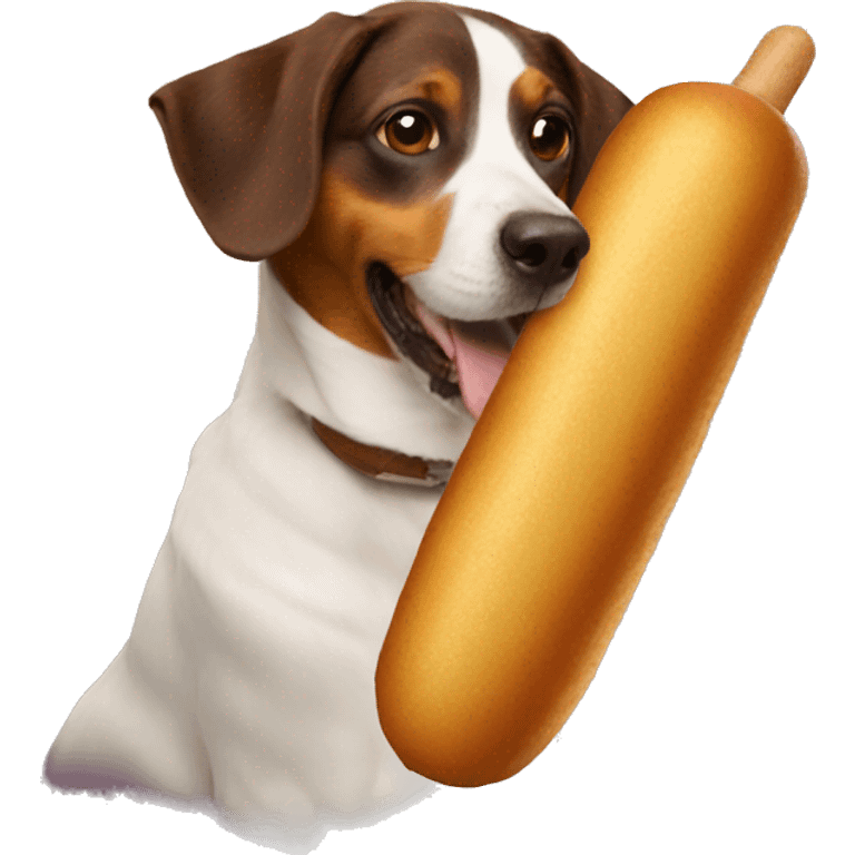 Corn dog emoji